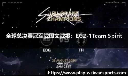 全球总决赛冠军战图文战报：EG2-1Team Spirit